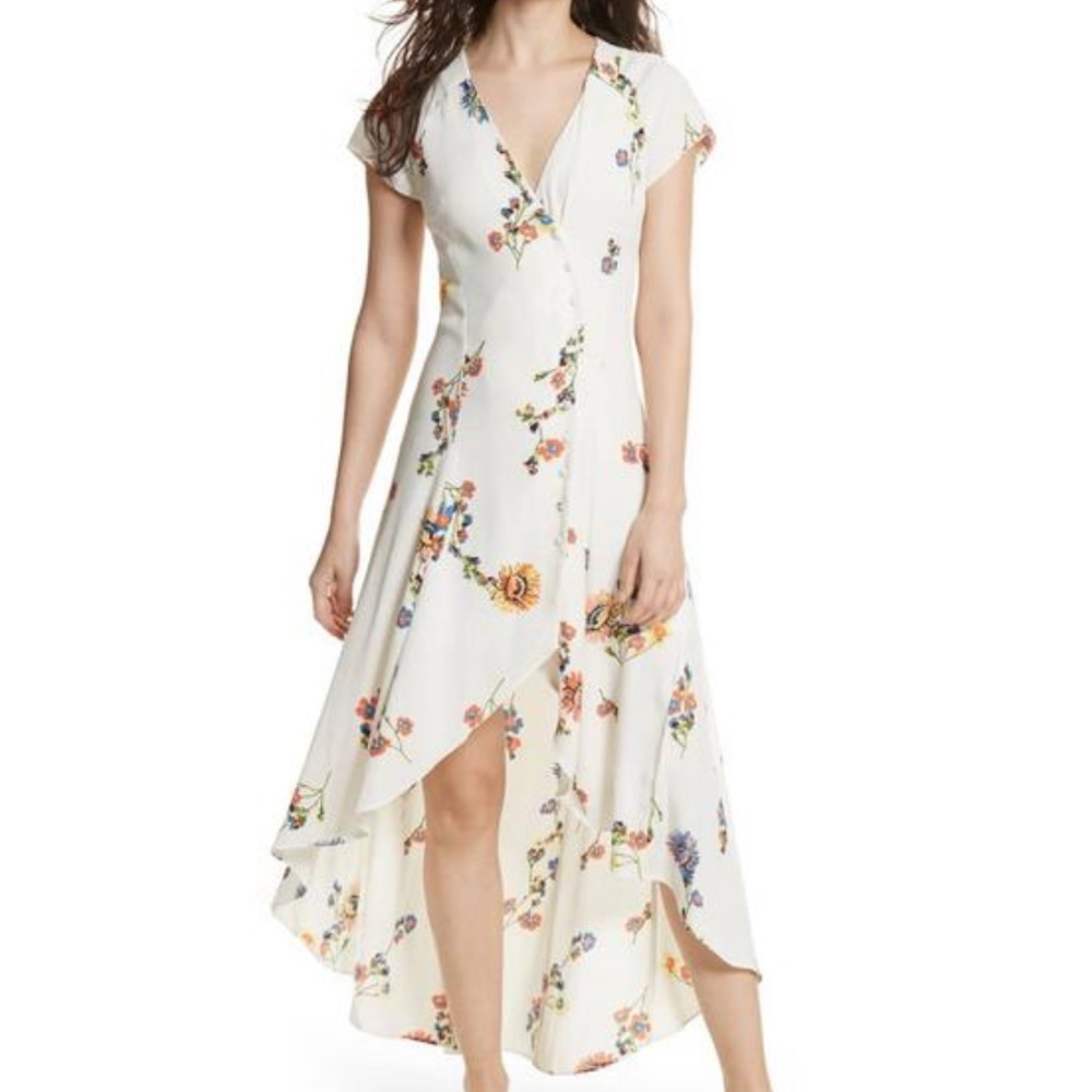 Free People 🌺 Lost in You Midi Hi-Lo Dress - Large